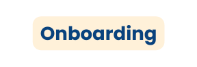 Onboarding